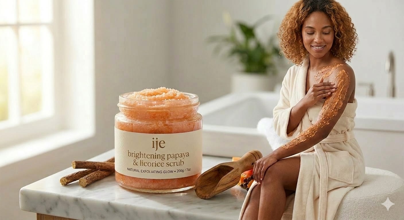 Brightening Papaya &amp; Licorice face &amp; body scrub