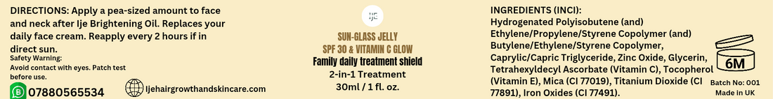 Family Sun-Glass Jelly 2-in-1 Daily Treatment Cream &amp; Sunscreen