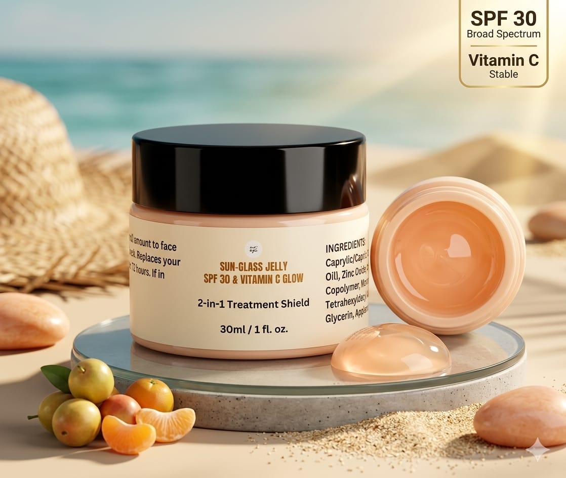 Family Sun-Glass Jelly 2-in-1 Daily Treatment Cream &amp; Sunscreen